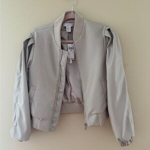 House of Harlow - Cream Designer Bomber Jacket NWT